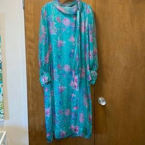 VINTAGE NAT KAPLAN SILK SHIFT DRESS